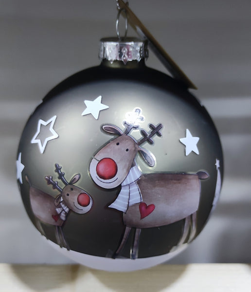 Pallina in vetro per albero di natale