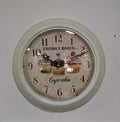 Orologio da Parete in Metallo Shabby Chic – Cupcake Ø 30 cm