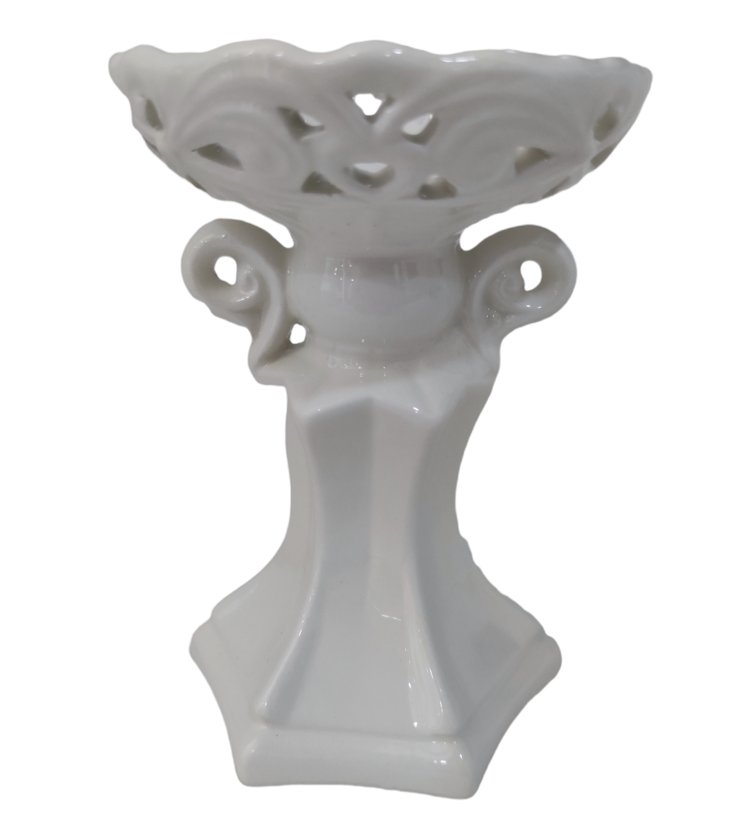 L'arte di nacchi Candelabro/Portacandele in ceramica