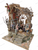 Presepe 360° con pastori in terracotta