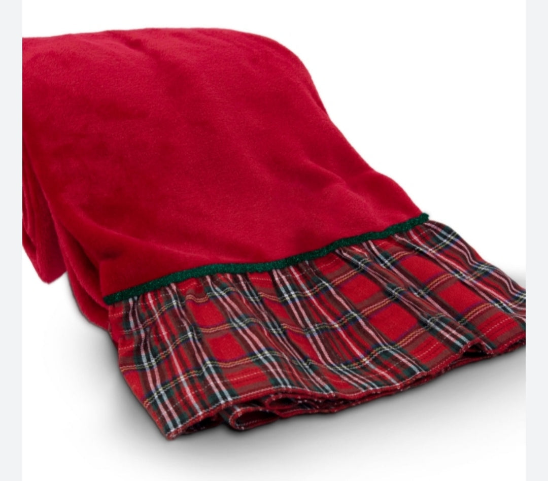 Plaid Natalizio "Royal" – Coperta Morbida 130x170 cm