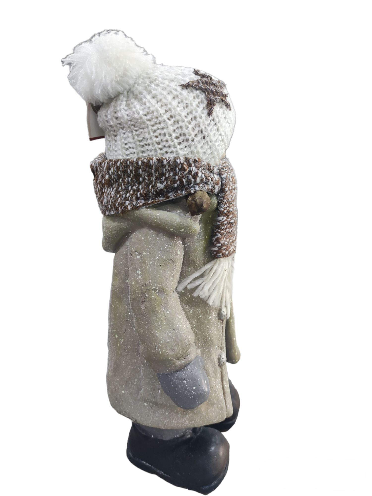 Statuina Natalizia Bimbo/Bimba in Resina con Luci LED – 50 cm