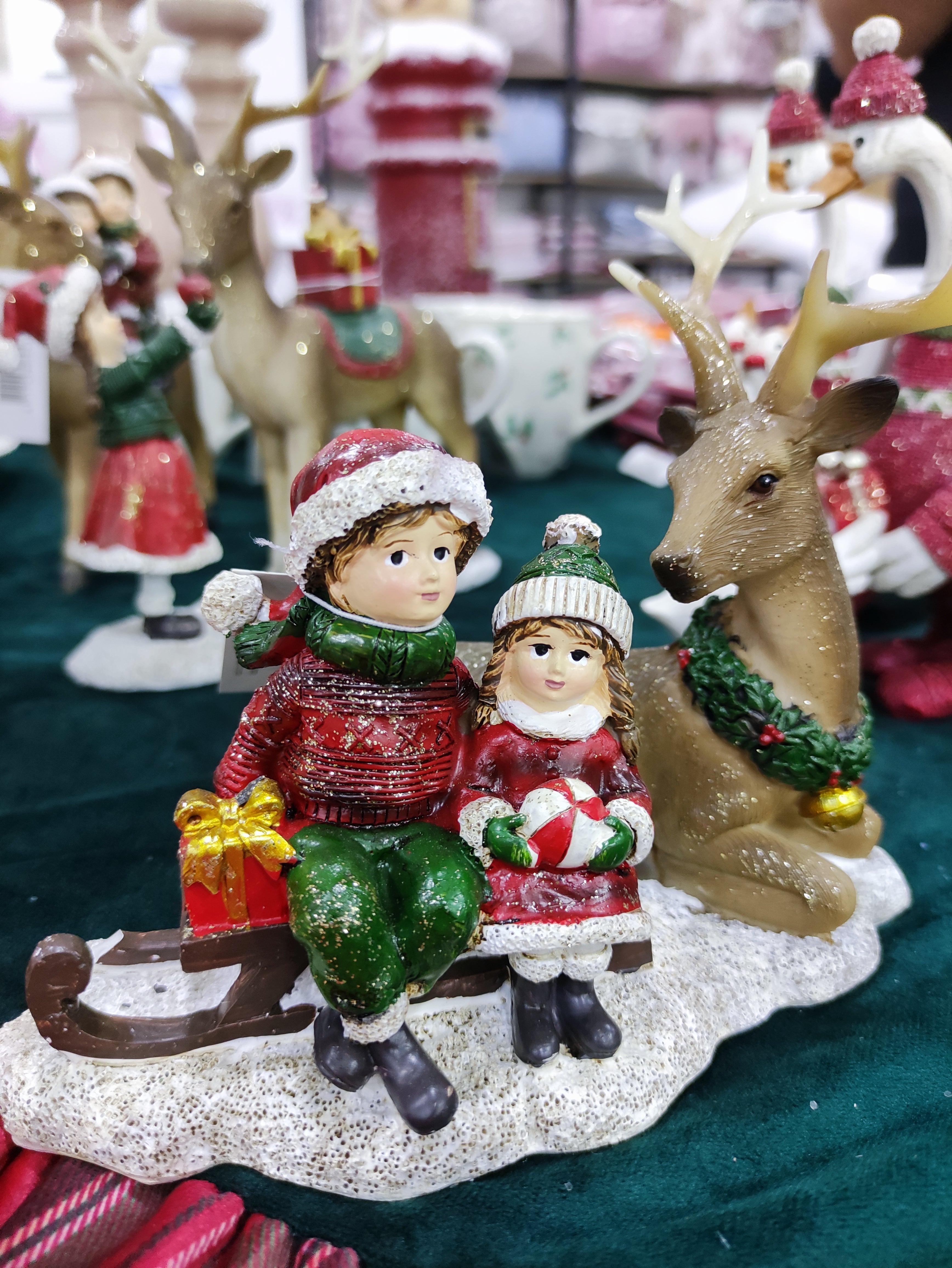 Decorazione natalizia Statuine con bambini