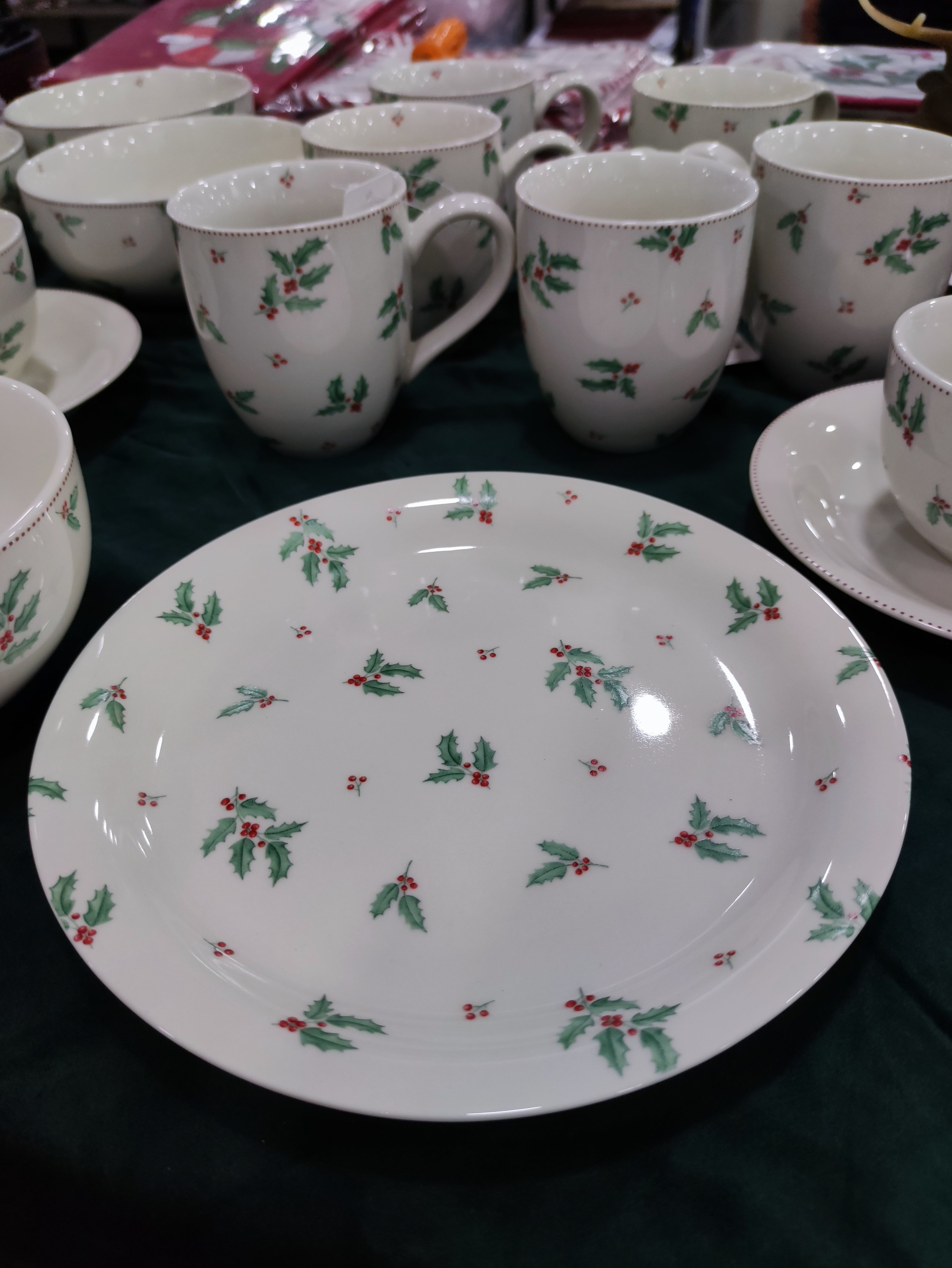Set colazione natalizio "Agrifoglio"