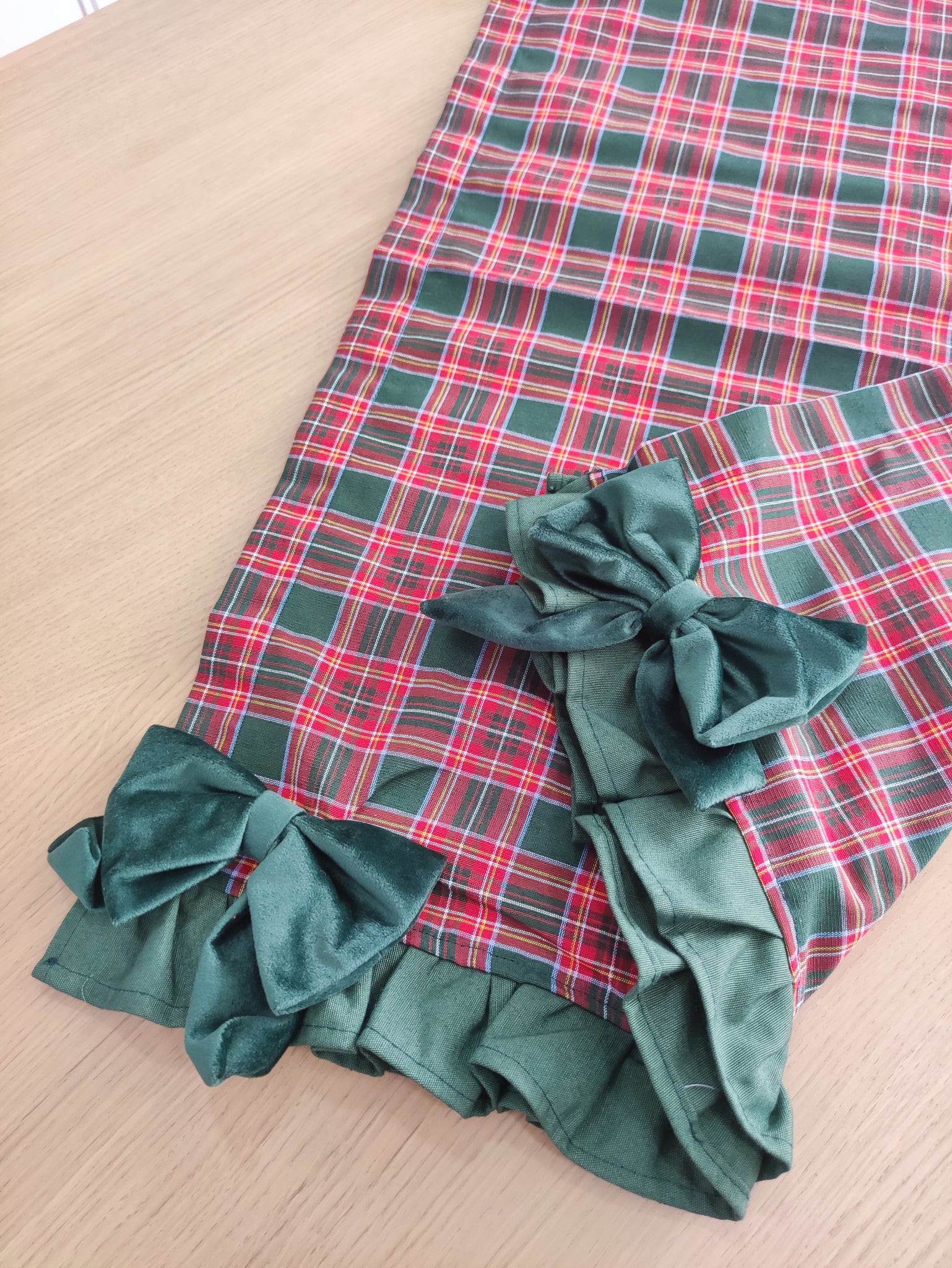L'atelier 17 Runner "Tartan chic"
