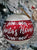 Pallina in vetro per decorare l'albero di natale