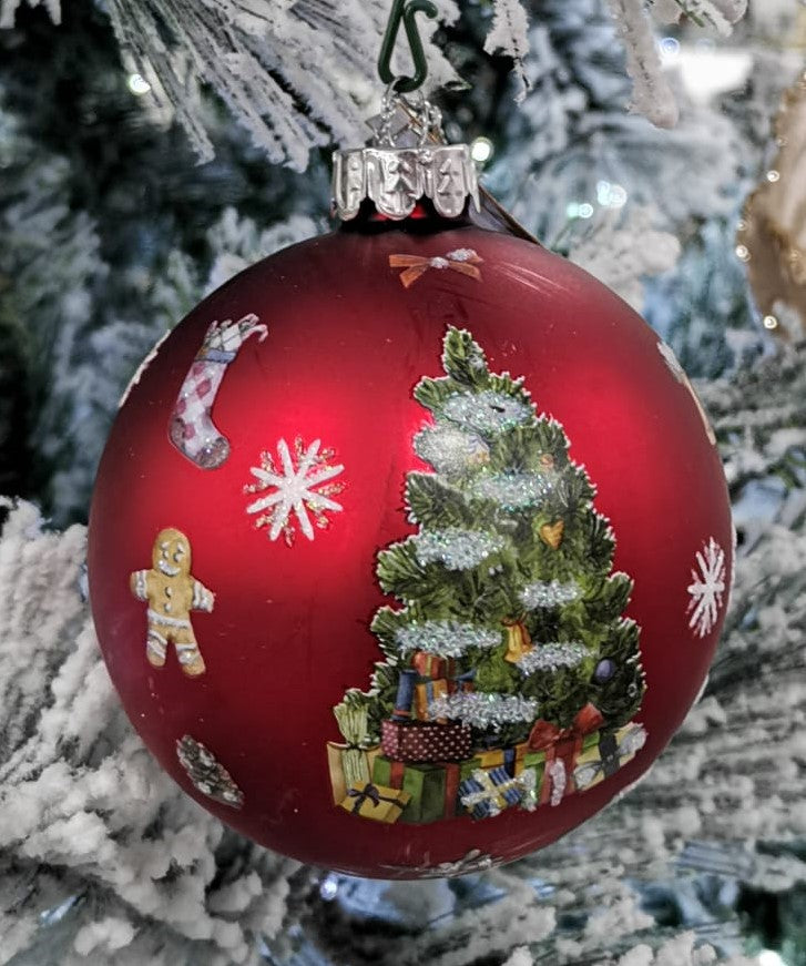 Pallina di natale in vetro